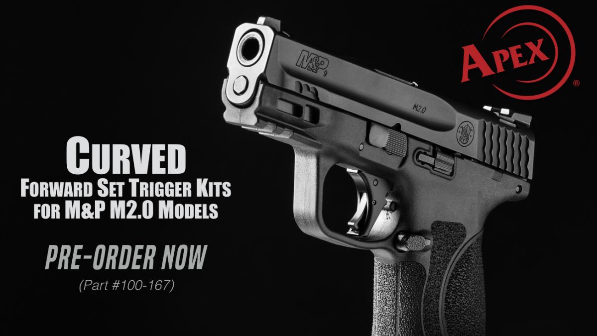 Apex Announces Curved Forward Set Trigger Kit for Smith & Wesson M&P M2.0